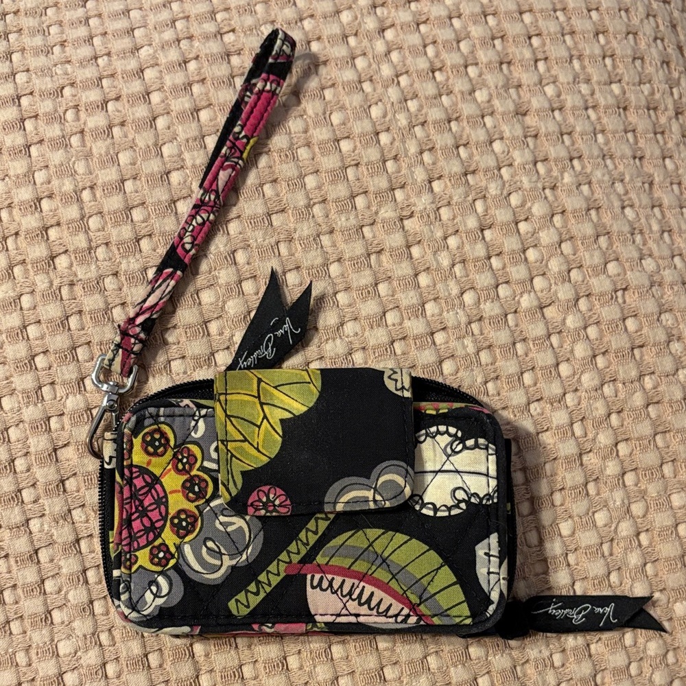 Vera Bradley Multicolor Floral Wristlet